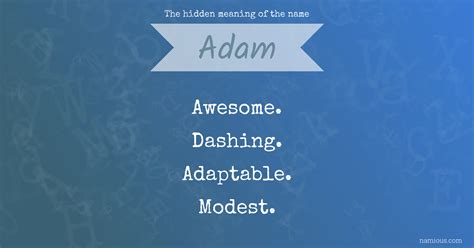 Tadam name meaning - qustgenius