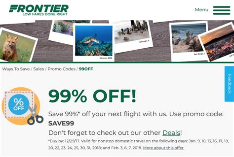 Real or Mistake? Frontier Airlines Slashes Fares by 99% - Live and Let ...