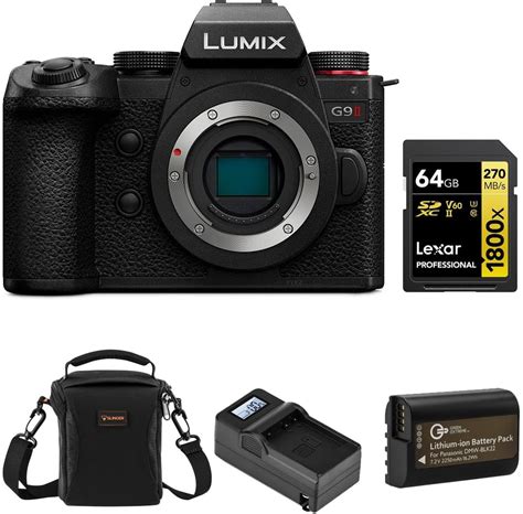 Amazon.com : Panasonic Lumix G9 II Mirrorless Camera, Bundle with Lexar ...