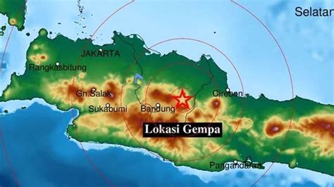 Gempa Terkini di Jawa Barat Pagi Ini Guncang Bandung dan Sumedang, Pusat Gempa di Laut dan Darat ...