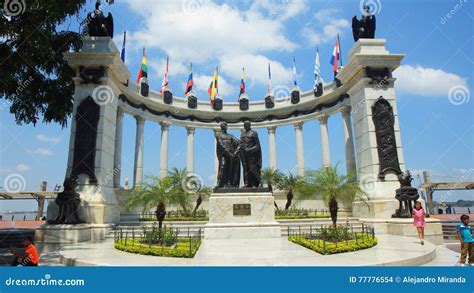 Hemiciclo De La Rotonda. the Monument Was Created To Commemorate the Interview between Simon ...