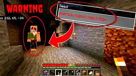 Do NOT EVER Play on THIS CREEPY MINECRAFT SEED *SCARY* - YouTube