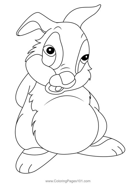 Sad Bunny Coloring Page for Kids - Free Crocodile Printable Coloring Pages Online for Kids ...