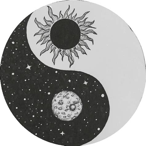 "Sun & Moon Yin Yang" Stickers by Rachel Bernstein | Redbubble