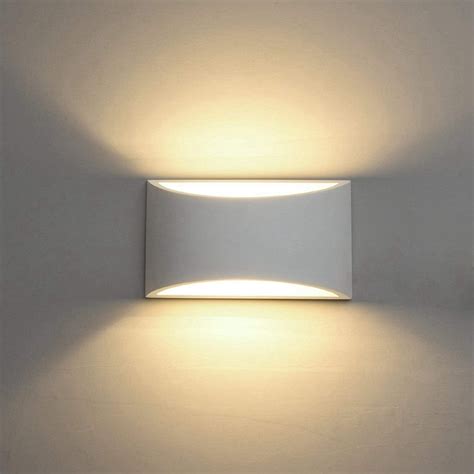 Gohope Modern LED Wall Sconce Lighting Fixture Lamps 7W Warm White ...