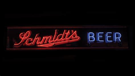 Schmidt's Beer | Schmidt beer, Neon signs, Schmidt