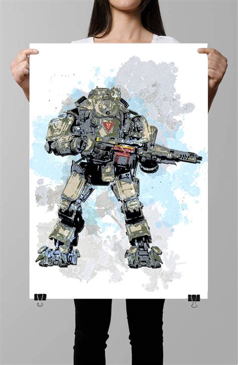 Titanfall Atlas Fan Art Wall Art Poster Gamer Art Gaming - Etsy