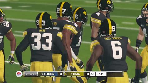 (Auburn Tigers vs Iowa Hawkeyes)(NCAA Football 14 MOD 2020 2021 Season Gameplay) - YouTube