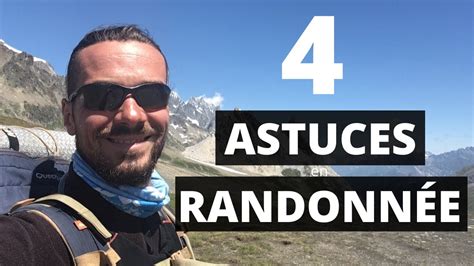 4 ASTUCES DE RANDONNÉE - YouTube