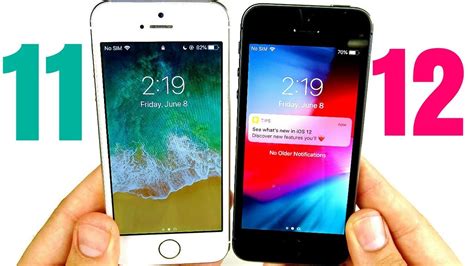 iPhone 5S iOS 11 vs iPhone 5S iOS 12 Speed Test! - YouTube