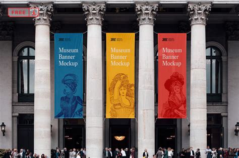 Free Museum Banners Mockup :: Behance