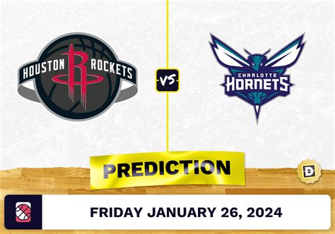 Houston Rockets vs. Charlotte Hornets Prediction, Odds, NBA Picks [1/26 ...