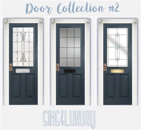 Door Collection #2 at Sims4 Luxury » Sims 4 Updates