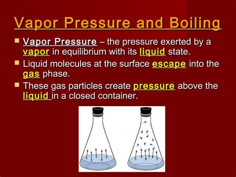 Vapor pressure and boiling | PPT