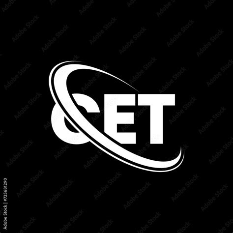 CET logo. CET letter. CET letter logo design. Initials CET logo linked ...