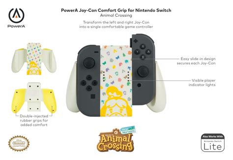 PowerA Joy-Con Comfort Grip for Nintendo Switch and Nintendo Switch ...