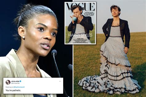 Candace Owens doubles down on criticism of Harry Styles wearing a dress ...