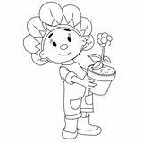 Cute Fifi Coloring Page For Kids  Free & The Flowertots Printable sketch template
