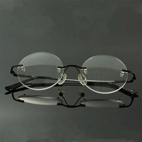 Rimless Glasses Round Lens | www.tapdance.org