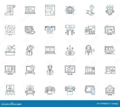 Legislative Assembly Line Icons Collection. Parliament, Laws ...