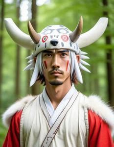 Princess Mononoke Male Cosplay Face Swap ID:1006992