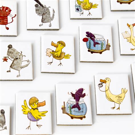 Small Animal Tiles - Dogs and Birds