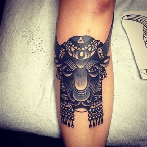 40 Taurus Zodiac Sign Tattoo Designs with Meanings