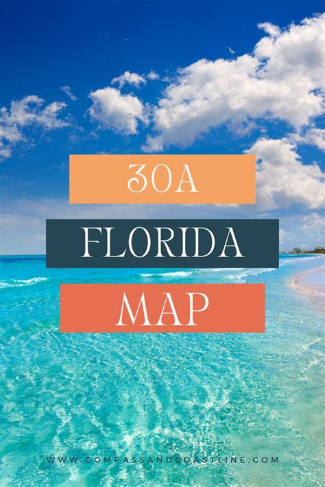 30A Florida Map (and things to do!) in 2023 | Panama city beach florida ...