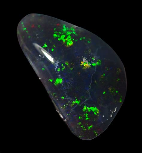 3.20CT BLACK OPAL LIGHTNING RIDGE AA1018