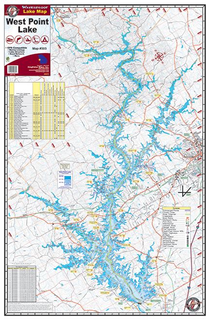 West Point Lake Map – Verjaardag Vrouw 2020