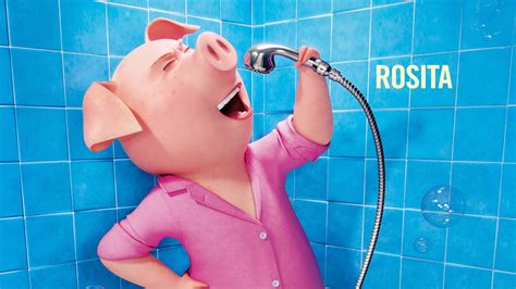 Sing Rosita The Pig In Shower UHD 4K Wallpaper | Pixelz