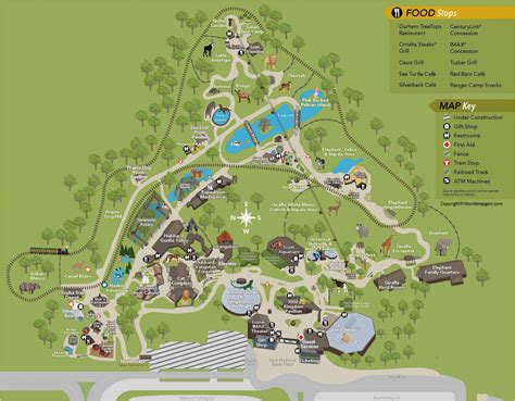 Omaha Zoo Map [Printable Omaha Henry Doorly Zoo Map]