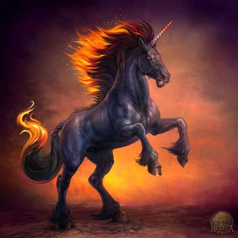 Unicorn by Julaxart Evil Unicorn, Unicorn Fantasy, Fantasy Horses ...