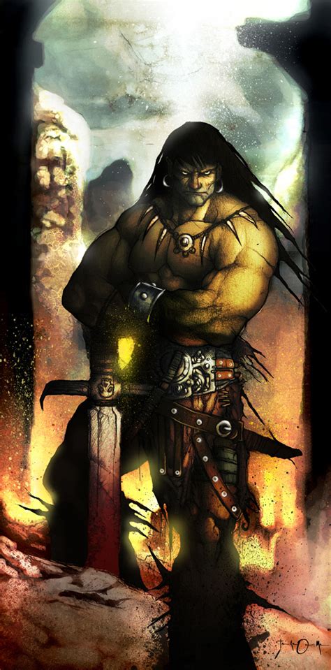 22 Awesome Conan The Barbarian Illustration Artworks - TutorialChip