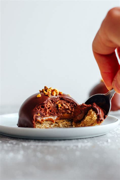 Chocolate Mousse Praline Domes (Vegan + GF) - Full of Plants