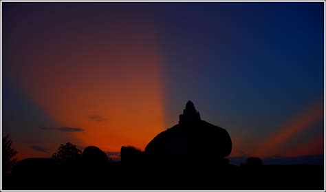 A Hampi sunset | Sunset, Photography, Celestial