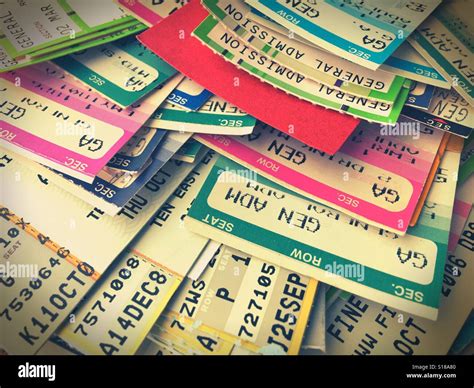 Concert Ticket Stub Template