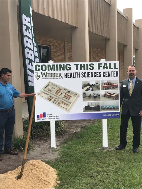 Webber International University hold groundbreaking ceremony for Health Science Center