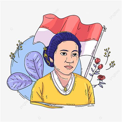 Ibu Kartini Vector, Kartinni Vector, Ibu Kartini, Hari Kartini PNG and Vector with Transparent ...