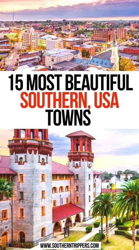 15 cutest small towns in the south usa – Artofit