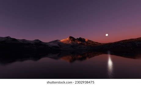 29 755 Mountain Lake Reflection Night Images, Stock Photos, and Vectors ...