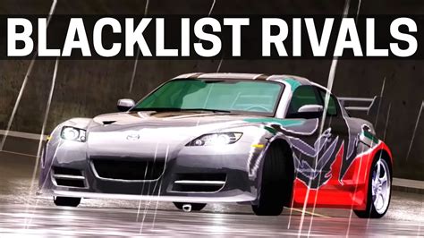 NFS Most Wanted - All Blacklist Race Entrances - YouTube