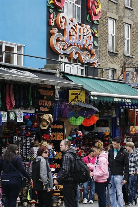 Camden Town, Market, London Editorial Stock Image - Image of fashion ...