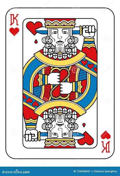 King Card Hearts Poker Stock Illustrations – 965 King Card Hearts Poker ...