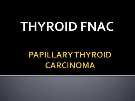 Thyroid fnac