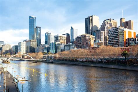 Melbourne CBD Skyline editorial stock photo. Image of melbourne - 125852068