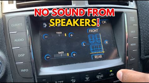 Lexus No Sound From Speakers | Lexus No Audio Sound Pt. 1 (Troubleshoot Audio Issue - Lexus ...