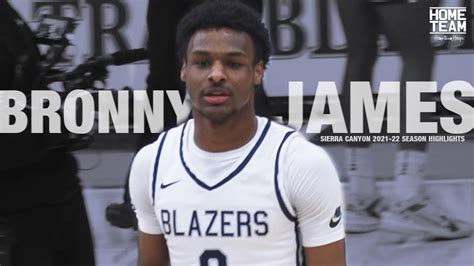 Bronny James Junior Season Highlights for Sierra Canyon - Win Big Sports