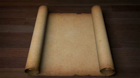 Old Parchment Scroll