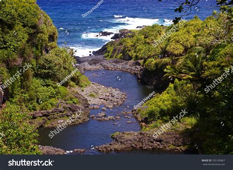 Natural Water Pools Maui, Hi: Natural Water Pools, Part Of 'The Seven Sacred Pools', Gather At ...